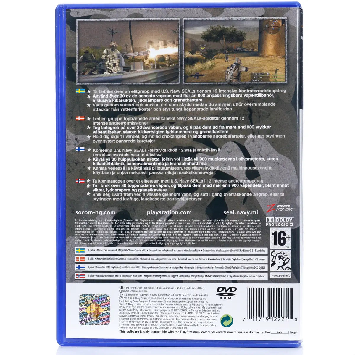 SOCOM 3: U.S. Navy SEALs - PS2