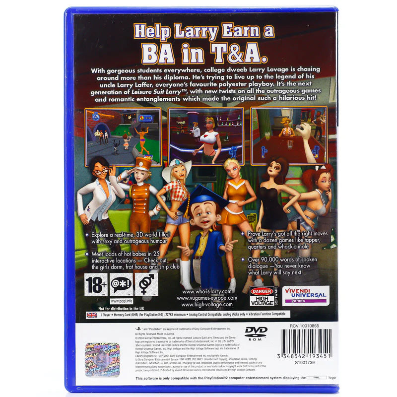 Leisure Suit Larry: Magna Cum Laude - PS2
