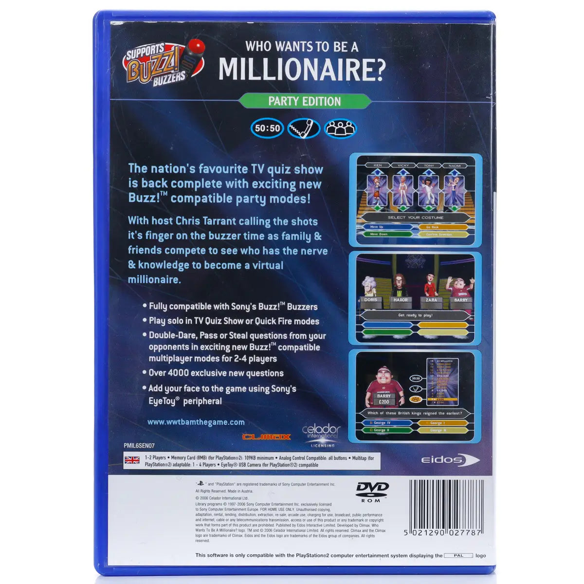 Who Wants to Be a Millionaire? Party Edition -PS2