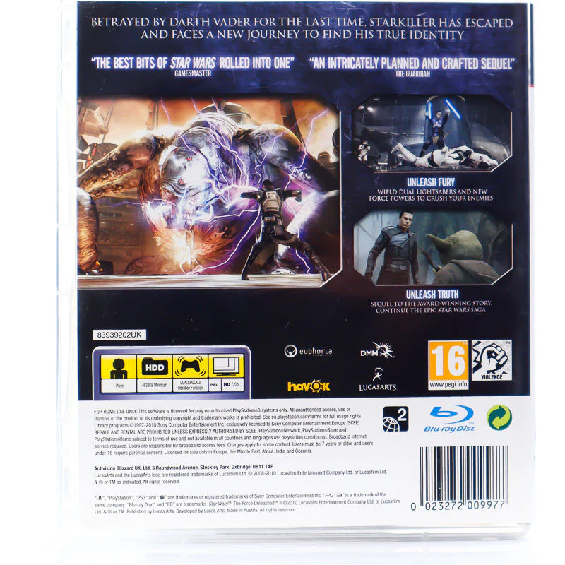 Star Wars: The Force Unleashed 2