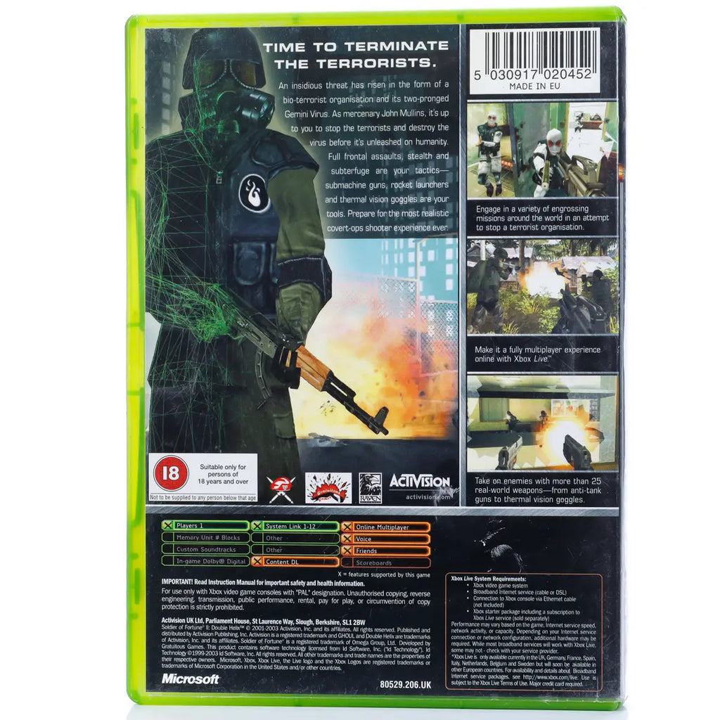Soldier of Fortune II: Double Helix - Xbox