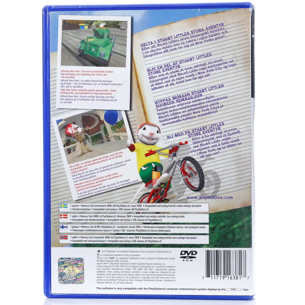 Stuart Little 3: Big Photo Adventure - PS2