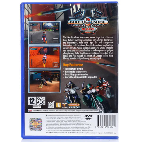 Biker Mice from Mars (CIB) - PS2