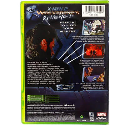 X2: Wolverine's Revenge - Xbox
