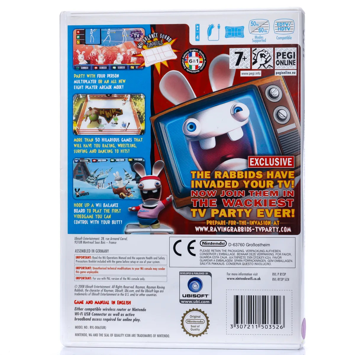 Rayman Raving Rabbids TV Party