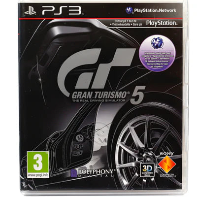 Gran Turismo 5 (Collector's Edition) spill-cover og manual