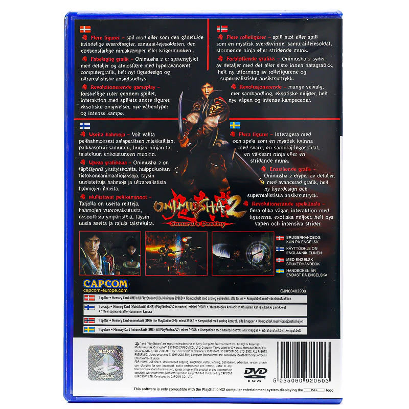 Onimusha 2: Samurai's Destiny - PS2