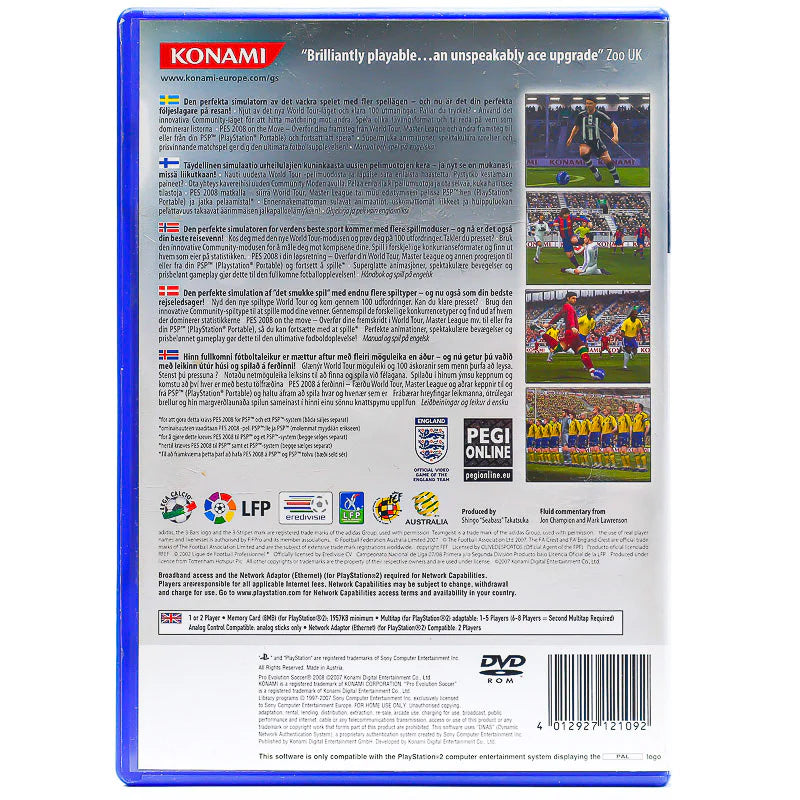 PES 2008 - PS2
