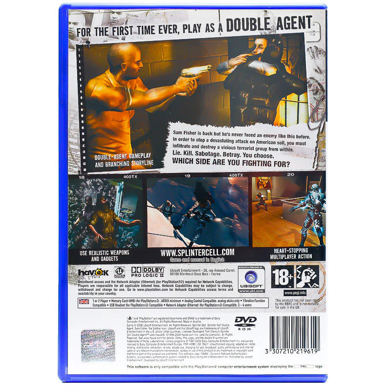 Tom Clancy's Splinter Cell: Double Agent - PS2