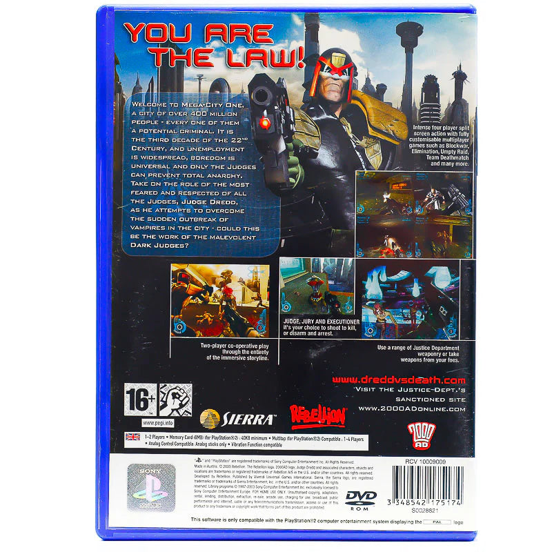 Judge Dredd: Dredd vs. Death - PS2
