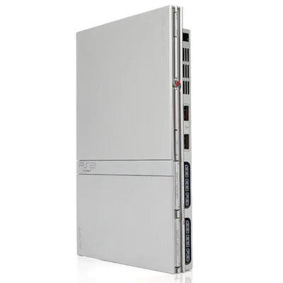Sony Playstation 2 Slim Sølv maskin Pakke (PS2)