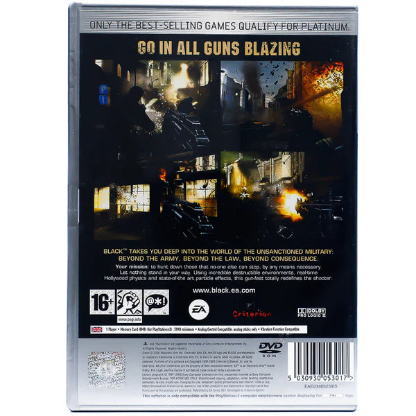 Black (Platinum) -PS2