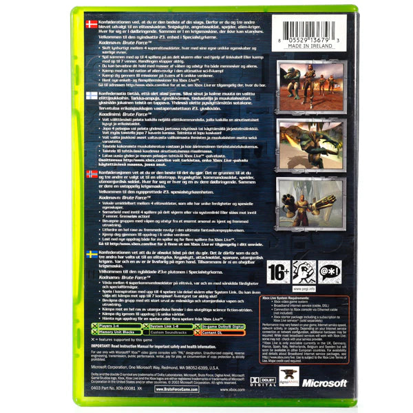 Brute Force - Xbox