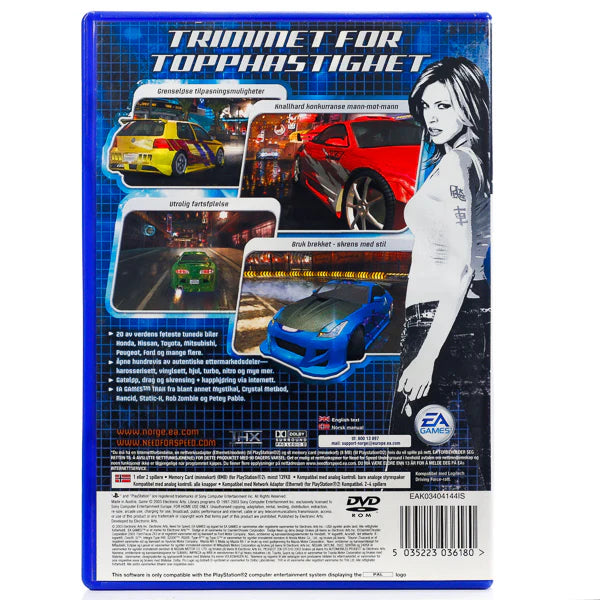 Need for Speed Underground - PS2