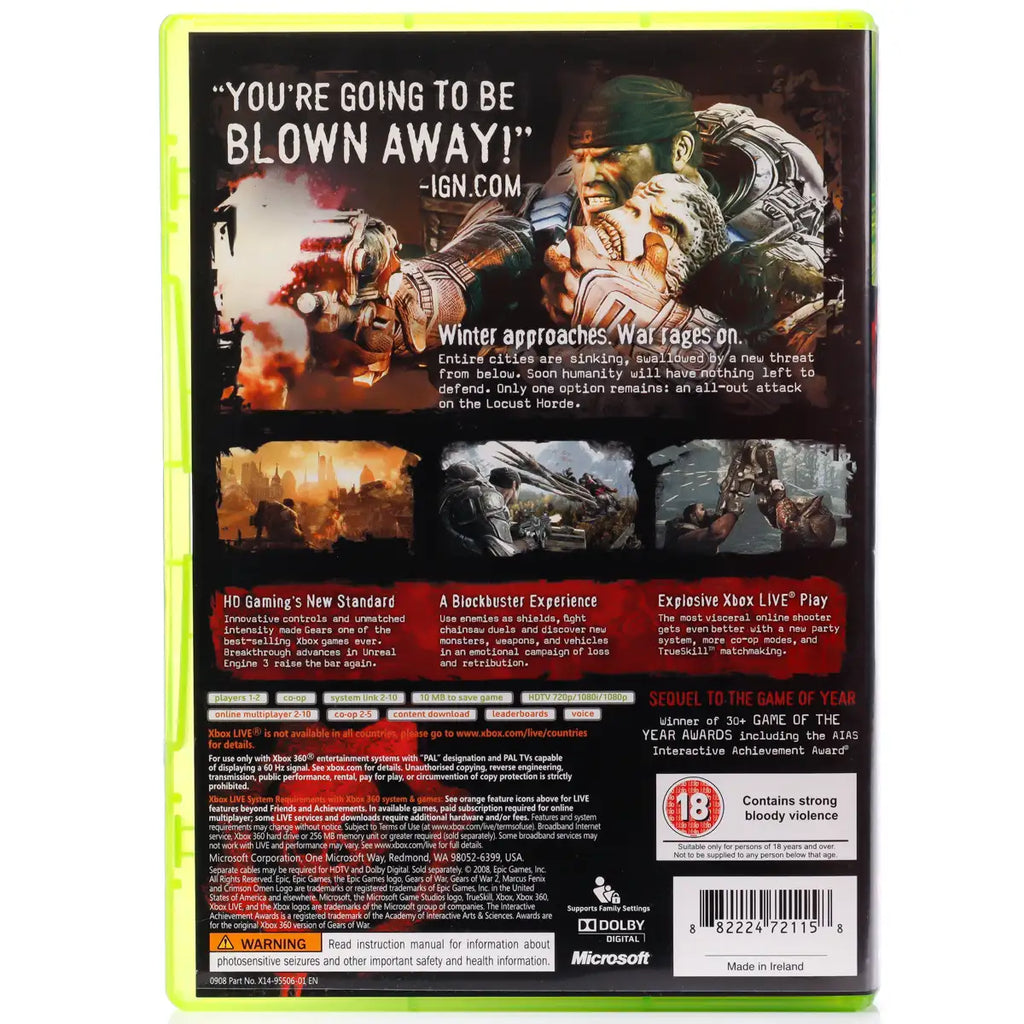 Gears of War 2 (Classics) - Xbox 360