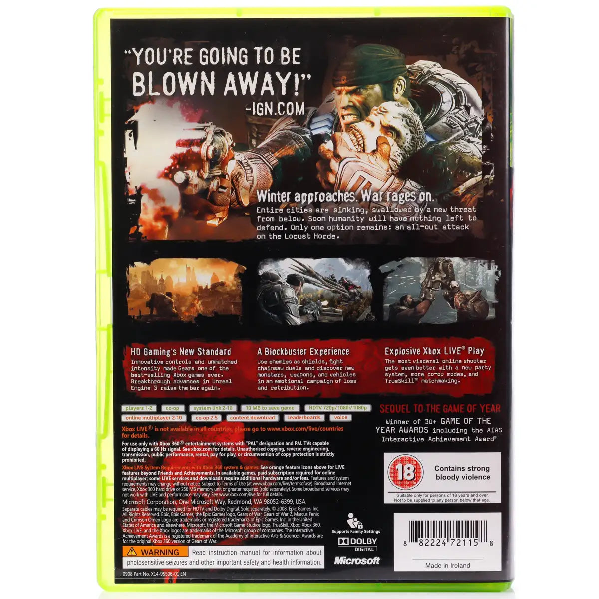 Gears of War 2 (Classics) - Xbox 360