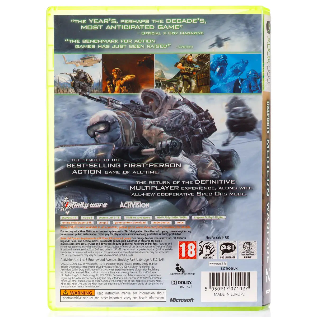 Call of Duty: Modern Warfare 2 - Xbox 360