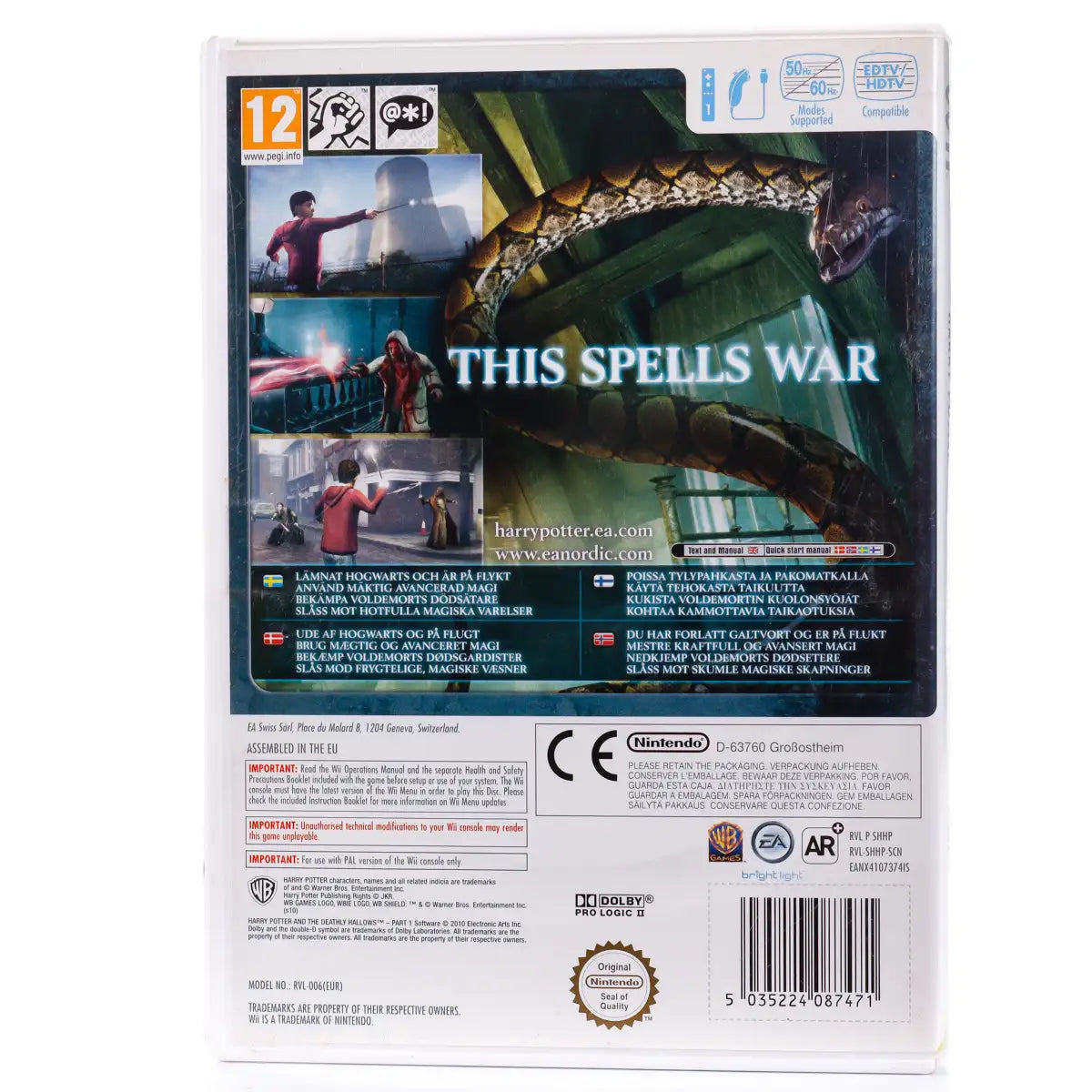 Harry Potter and the Deathly Hallows Part 1 - Wii