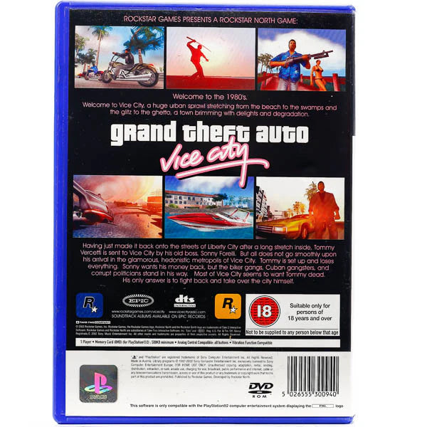Grand Theft Auto: Vice City - PS2