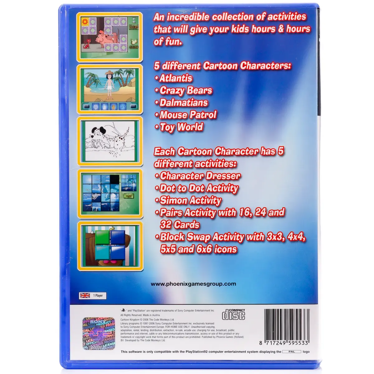 Cartoon Kingdom (CIB) - PS2