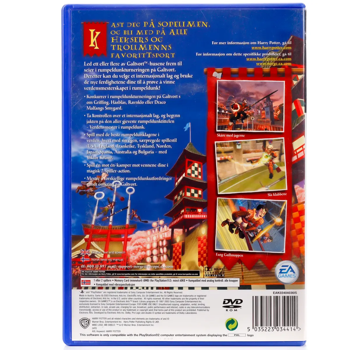 Harry Potter: Rumpeldunk Verdensmesterskap - PS2