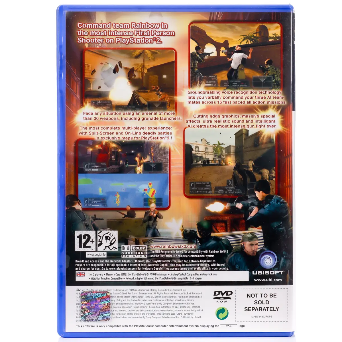 Tom Clancy's Rainbow Six 3 - PS2