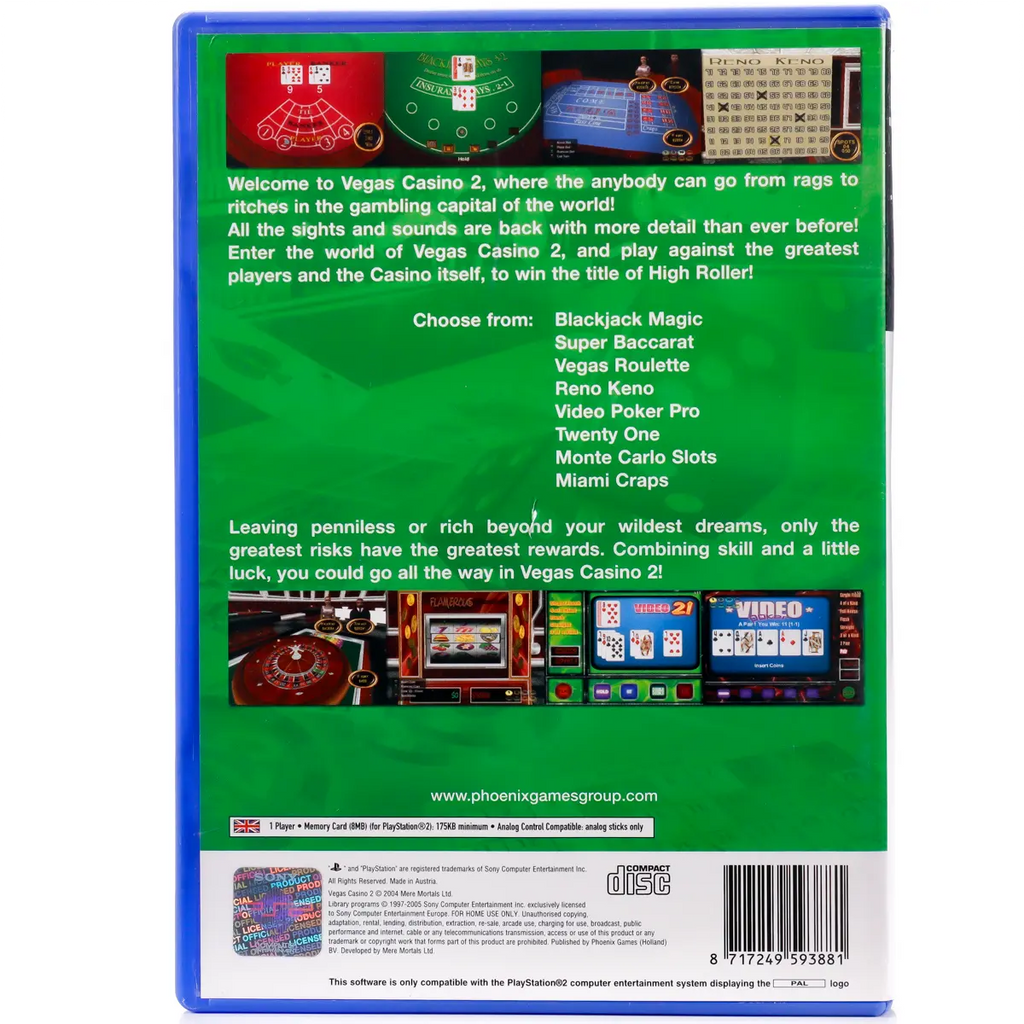 Vegas Casino 2 - PS2