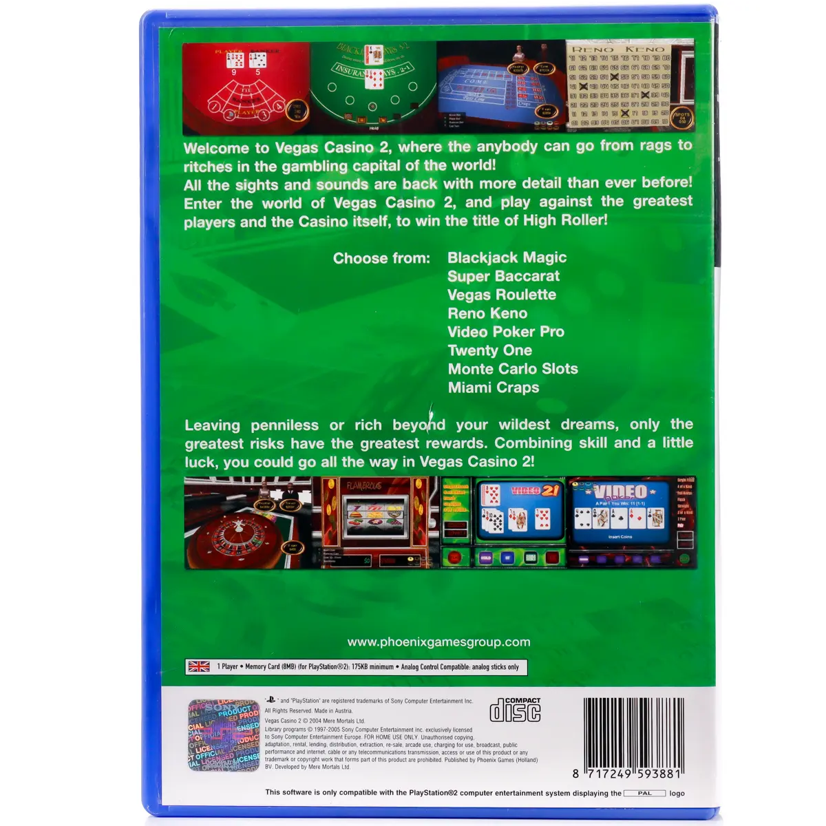 Vegas Casino 2 - PS2