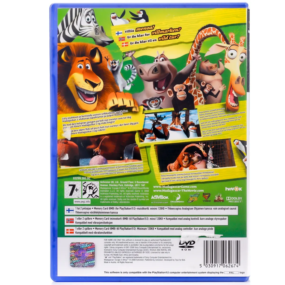 Madagascar: Escape 2 Africa - PS2