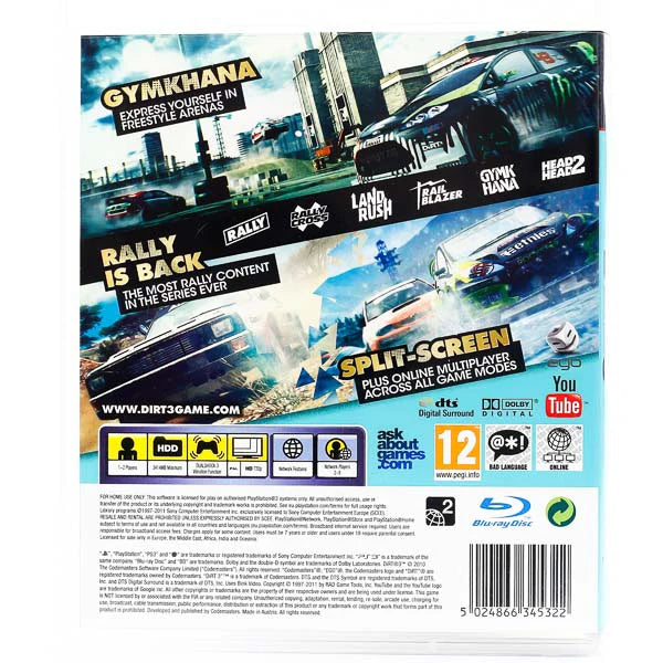 Colin McRae: DiRT 3 (ESRB)