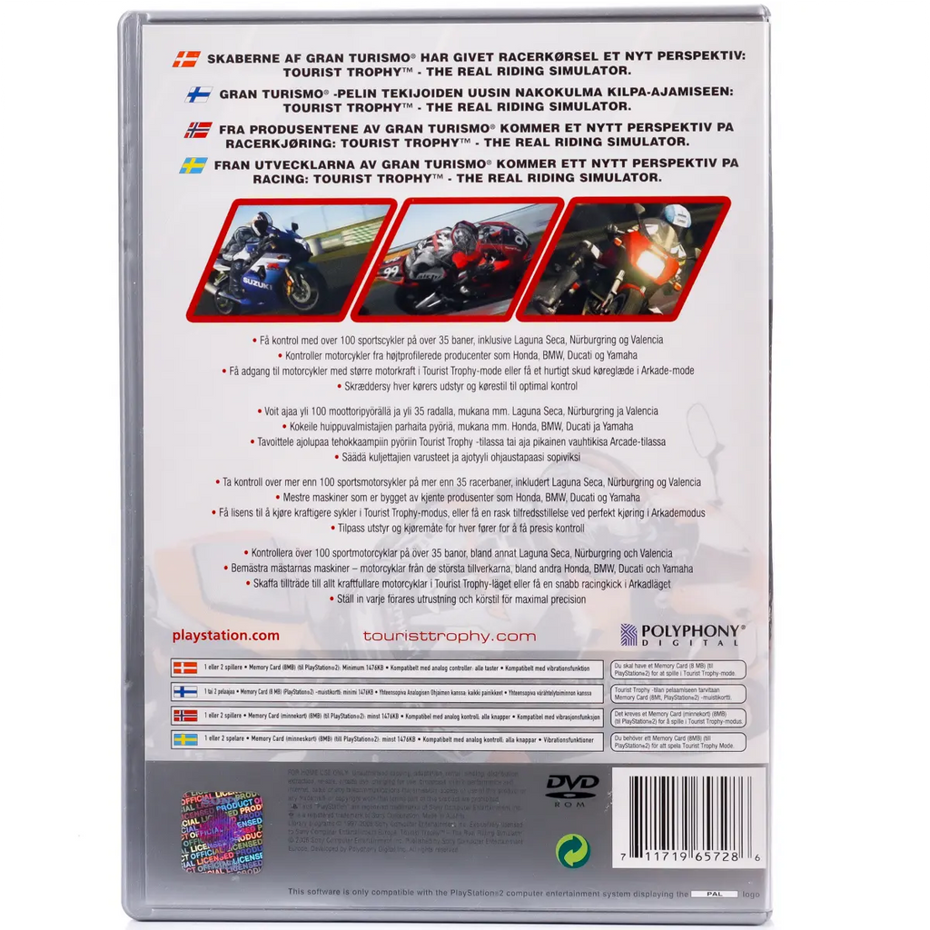 Tourist Trophy: The Real Riding Simulator (platinum) - PS2