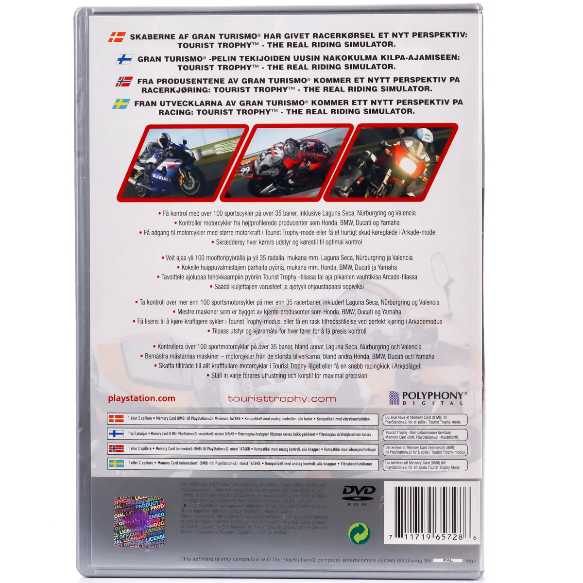 Tourist Trophy: The Real Riding Simulator (platinum) - PS2