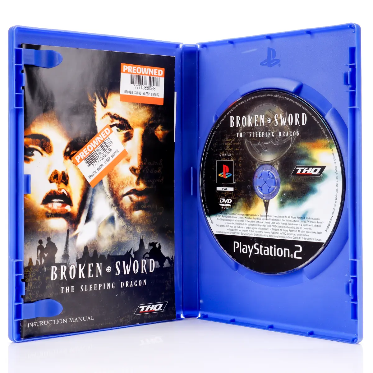 Broken Sword: The Sleeping Dragon (CIB) - PS2
