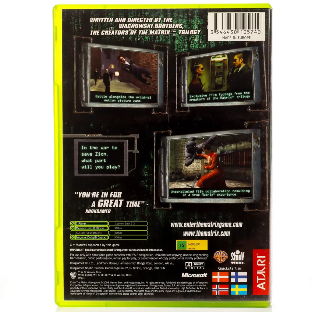 Enter the Matrix - Xbox
