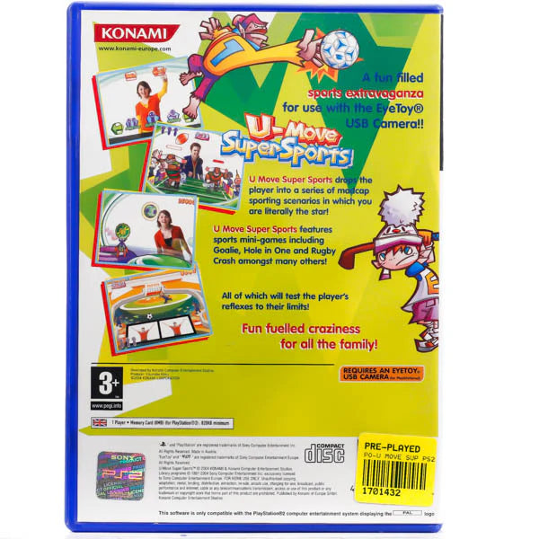 EyeToy: U-Move Super Sports - PS2