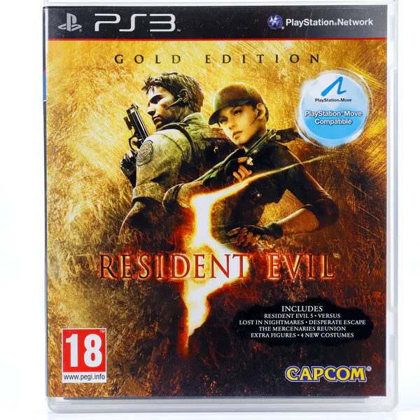Resident Evil 5 - Gold Edition (støtter PS Move)