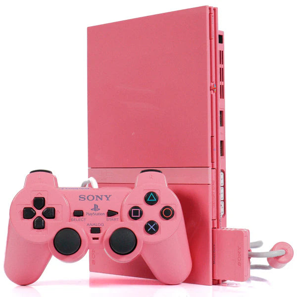 Sony PlayStation 2 Slim Rosa maskin Pakke / PS2