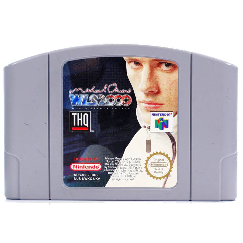 Michael Owen's WLS 2000 N64 (kun kassett, UKV/EUR)