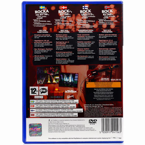 Guitar Hero II - PS2