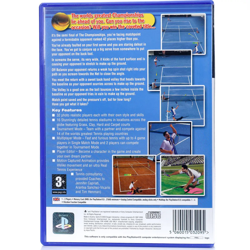 Perfect Ace: Pro Tournament Tennis - PS2
