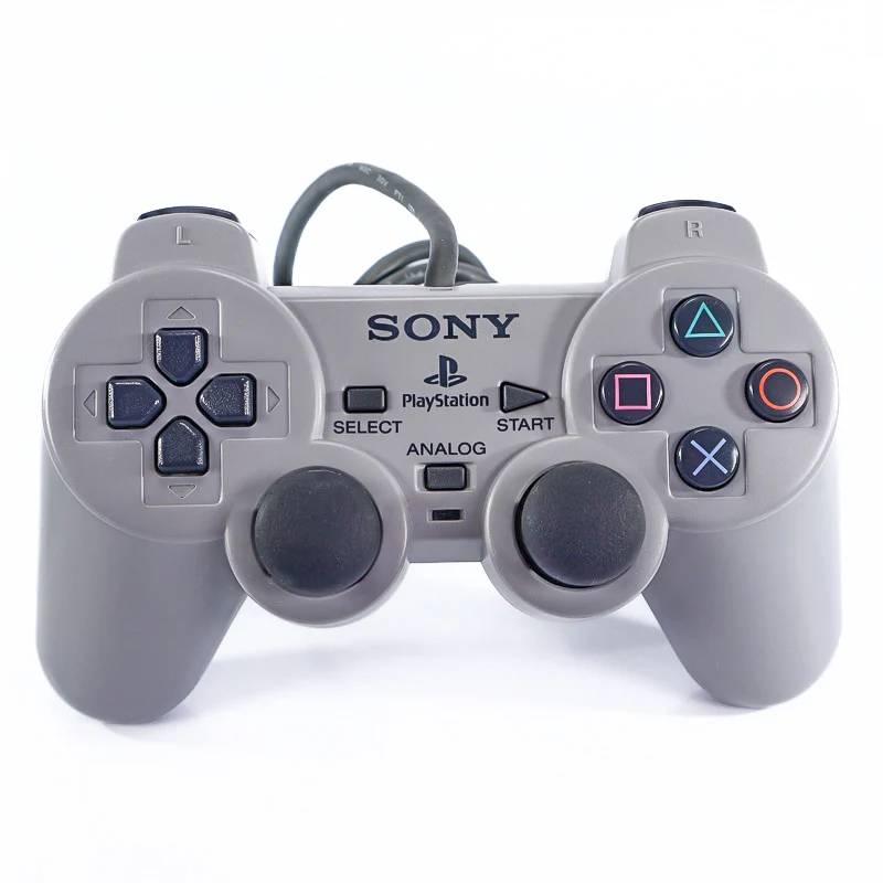 Original PlayStation 1 Dual Shock kontroller - Grå / PS1