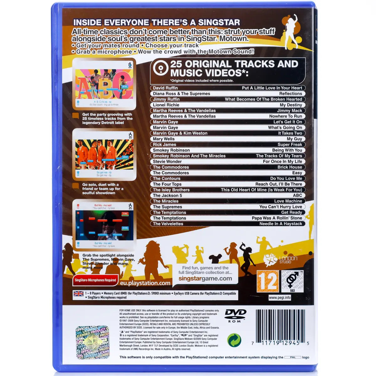SingStar Motown -PS2