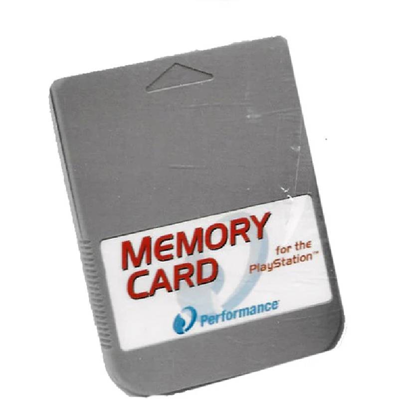 3-parts PS1 Memory Card 1MB - PS1