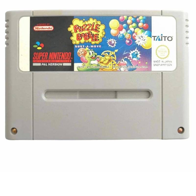 Puzzle Bobble SNES (kun kassett, SCN)