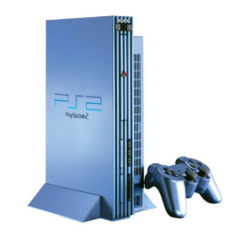 Sony PlayStation 2 Bakoverkompatibel Aqua Blue maskin
