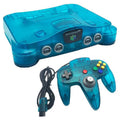 Nintendo 64 Funtastic Ice Blue Konsoll pakke