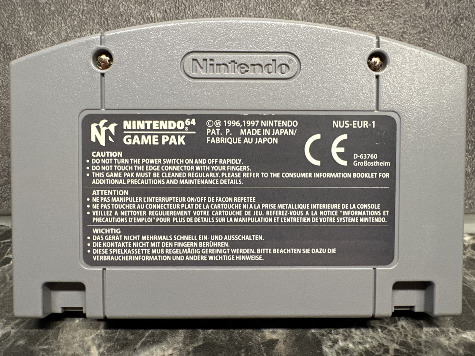 Tom Clancy's Rainbow Six N64 (kun kassett, UKV/EUR)