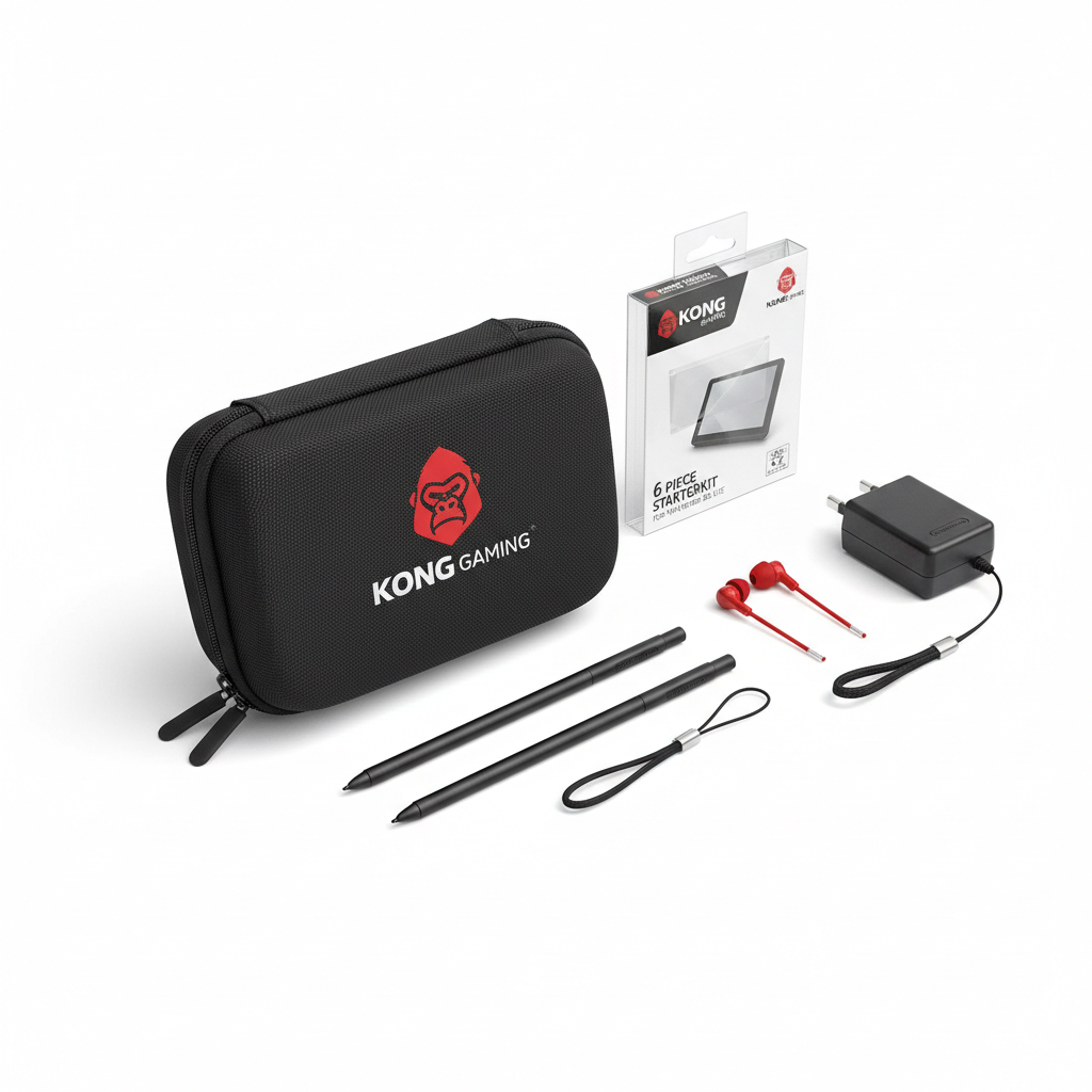 Kong Gaming 6 Piece Starterkit for DS Lite - GAMNDS-LSTART1