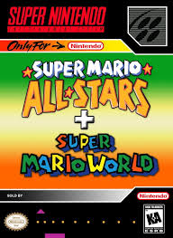 Super Mario All-Stars + Super Mario World SNES (kun kassett, SCN)