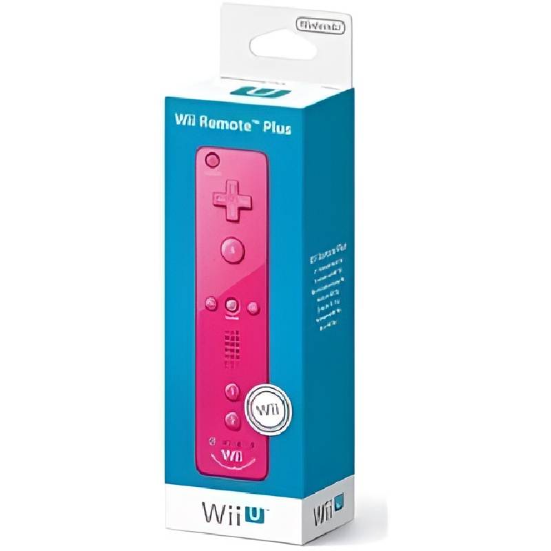 Komplett Nintendo Wii Motion Plus Remote Kontroll Rosa - Original i Eske